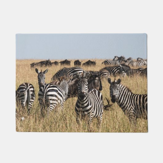 Grant's Zebra Doormat Deurmat (Voorkant)