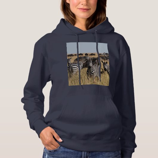 Grant's Zebra Hoodie (Voorkant)