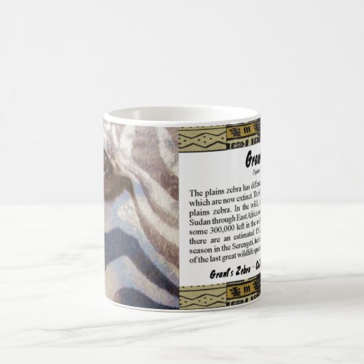 Grant's Zebra Koffiemok (Center)