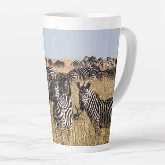 Grant's Zebra Latte Mok (Rechterhoek)