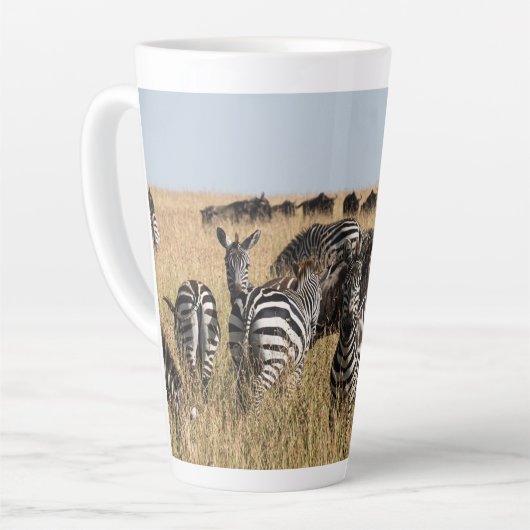 Grant's Zebra Latte Mok (Linkerhoek)