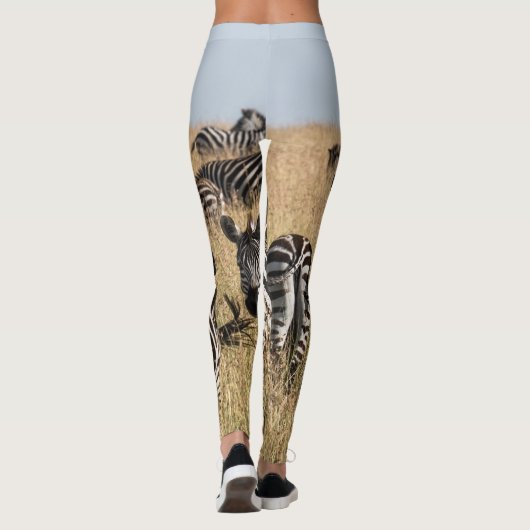 Grant's Zebra Leggings (Achterkant)