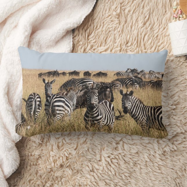 Grant's Zebra Lumbar Pillow Kussen (Deken)