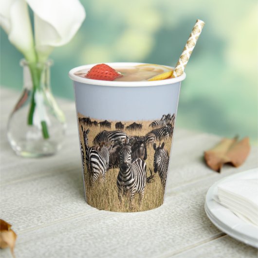 Grant's Zebra Papieren Bekers (Insitu)