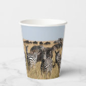 Grant's Zebra Papieren Bekers (Achterkant)