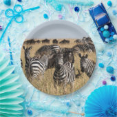Grant's Zebra Papieren Bordje (Feest)