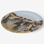 Grant's Zebra Papieren Bordje (Gekanteld)