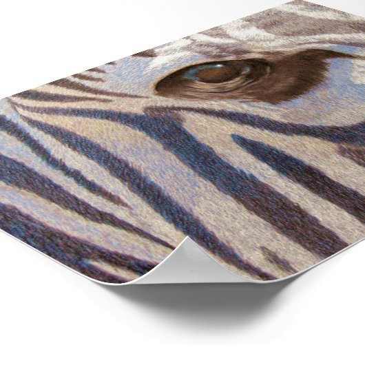 Grant's Zebra Poster (Hoek)