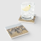 Grant's Zebra Stenen Onderzetter (Zijkant)