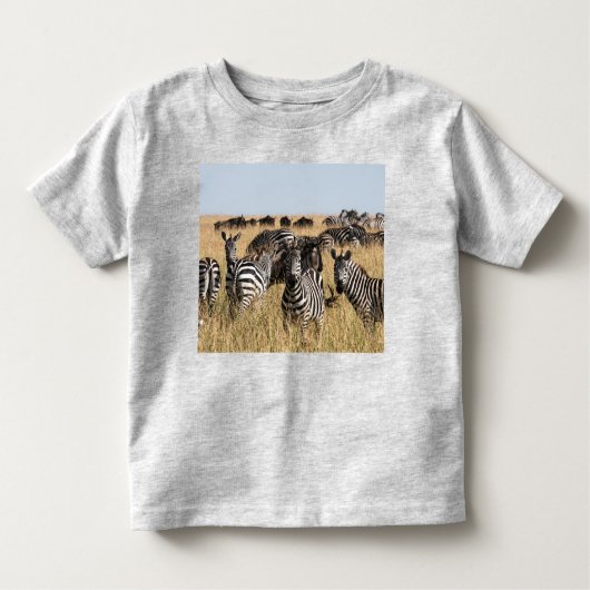 Grant's Zebra Toddler T-Shirt (Voorkant)
