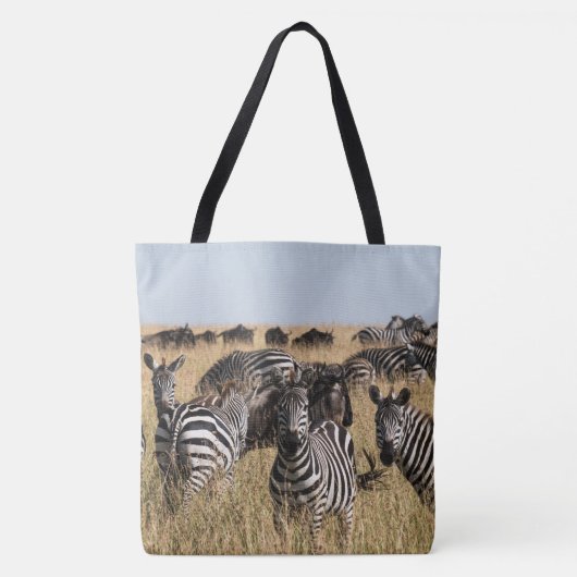 Grant's Zebra Tote Bag (Voorkant)