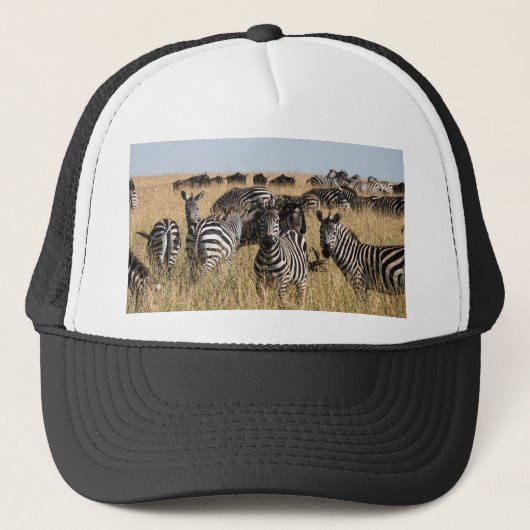 Grant's Zebra Trucker Pet (Voorkant)