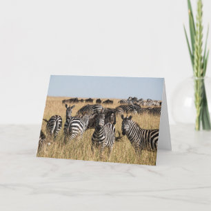 Grant's Zebra Wenskaart Kaart