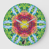 Granulair Kaleidoscoop Grote Klok (Voorkant)