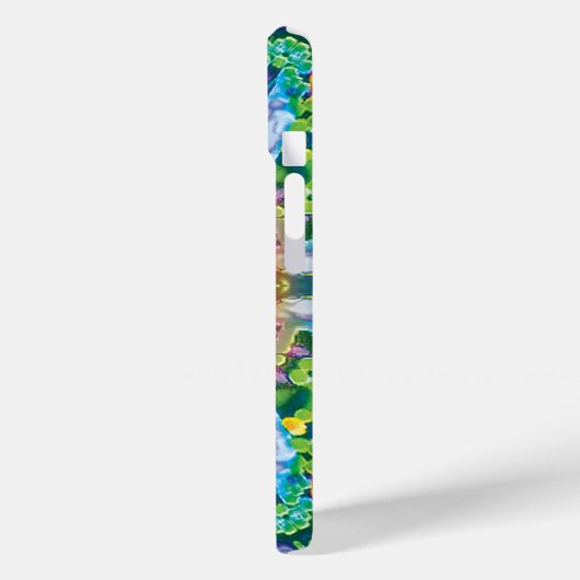 Granulair Kaleidoscope iPhone Case (Achterkant / Links)