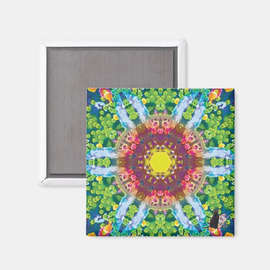 Granular Kaleidoscope Magnet (Voorkant / Achterkant)