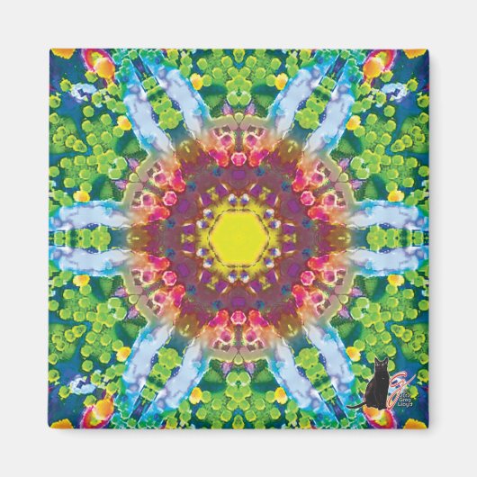 Granular Kaleidoscope Magnet (Voorkant)