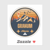 Granum, Alberta Sticker (Vel)