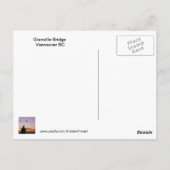 Granville Bridge Briefkaart (Achterkant)