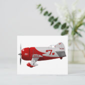 Granville Brothers Vliegtuig "Gee Bee R-1" Briefkaart (Staand voorkant)