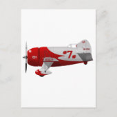 Granville Brothers Vliegtuig "Gee Bee R-1" Briefkaart (Voorkant)