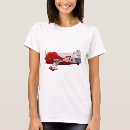 Granville Brothers Vliegtuig "Gee Bee R-1" T-shirt (Voorkant)