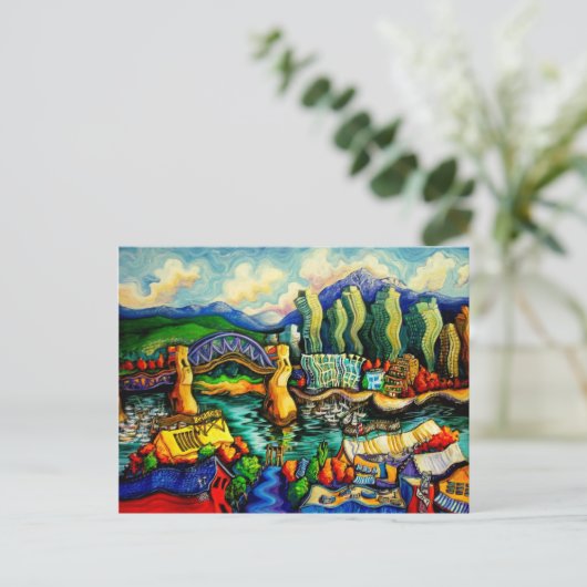 Granville Island Briefkaart (Staand voorkant)