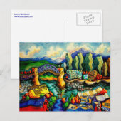 Granville Island Briefkaart (Voorkant / Achterkant)