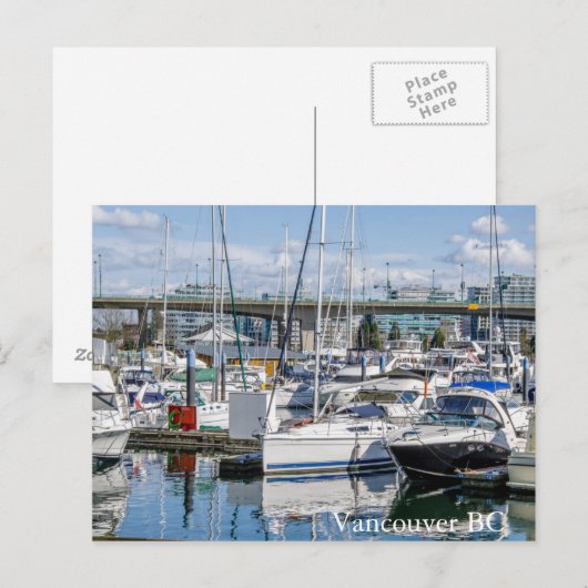 Granville Island Vancouver BC Briefkaart (Voorkant / Achterkant)