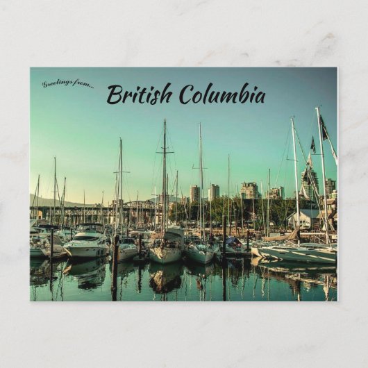 Granville Island Vancouver British Columbia Canada Briefkaart (Voorkant)