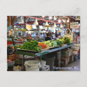 Granville Market - Vancouver, BC Briefkaart
