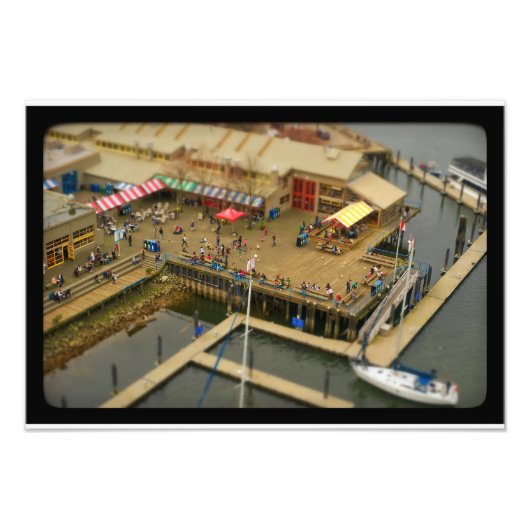 Granville markt miniatuur foto afdruk (Voorkant)