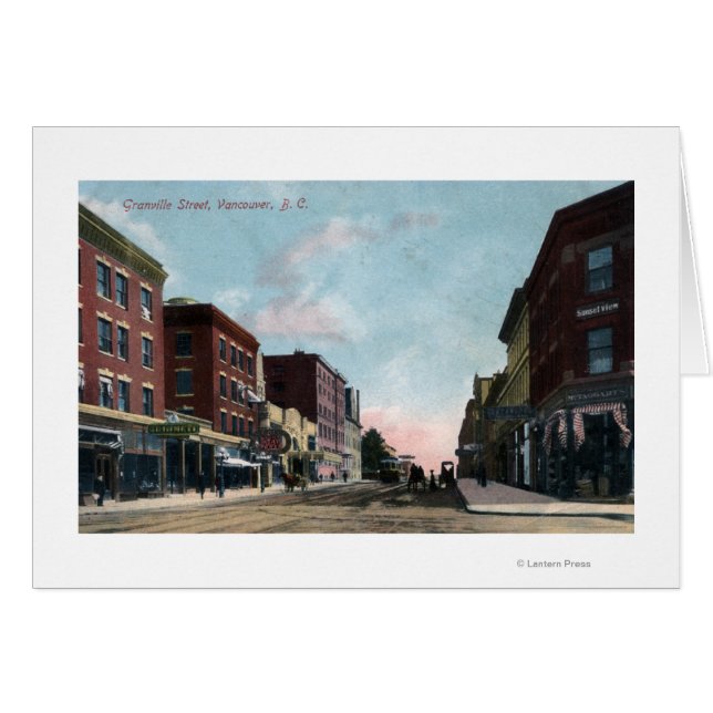 Granville Street Uitzicht (Voorkant Horizontaal)