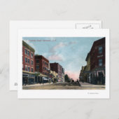 Granville Street Uitzicht Briefkaart (Voorkant / Achterkant)