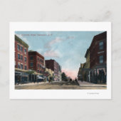 Granville Street Uitzicht Briefkaart (Voorkant)