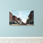 Granville Street Uitzicht Canvas Afdruk (Insitu (Houten vloer))