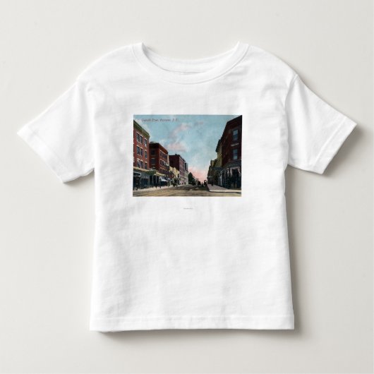 Granville Street Uitzicht Kinder Shirts (Voorkant)