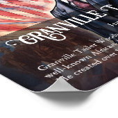 Granville T Bossen Zwart Geschiedenis Maand Klaslo Poster (Hoek)