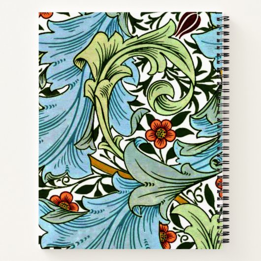 Granville,  William Morris-patroon, Notitieboek (Achterkant)