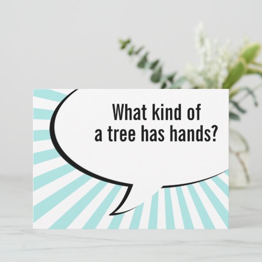 grap flora palmboom kaart (Staand voorkant)