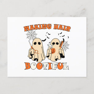 Grap Haar Grappige Geest Kapsalon Halloween Briefkaart