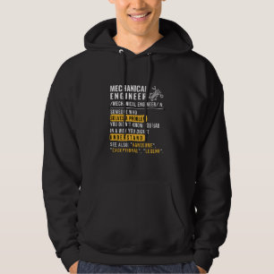 Grap hilarische functiebeschrijving werktuigbouwku hoodie