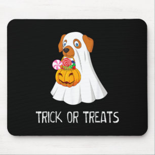Grap of snoepjes grappige spookhond schattige Hall Muismat