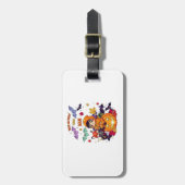 Grap of Zoet Schattig Halloween Bagagelabel (Voorkant verticaal)