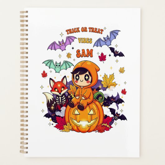 Grap of Zoet Schattig Halloween Planner (Voorkant)
