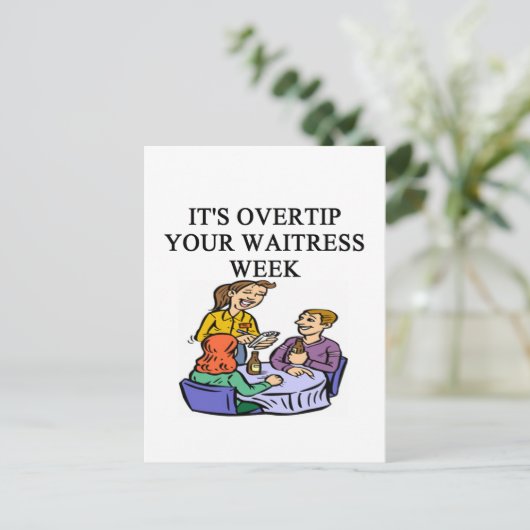 grap over het uitnemen van een wedloop briefkaart (Staand voorkant)