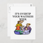 grap over het uitnemen van een wedloop briefkaart (Voorkant / Achterkant)