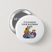 grap over het uitnemen van een wedloop ronde button 5,7 cm (Voorkant /achterkant)