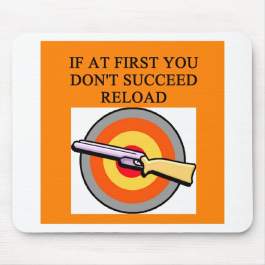 grap over pistool muismat (Voorkant)