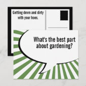 grap tuinslangen briefkaart (Voorkant / Achterkant)